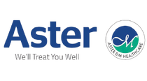 Aster healthcare logo with tagline 'We'll Treat You Well'