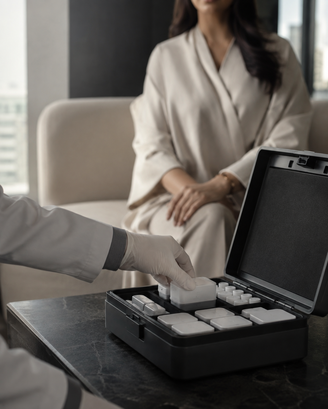 Allergy and specialist diagnostic testing preparation at home